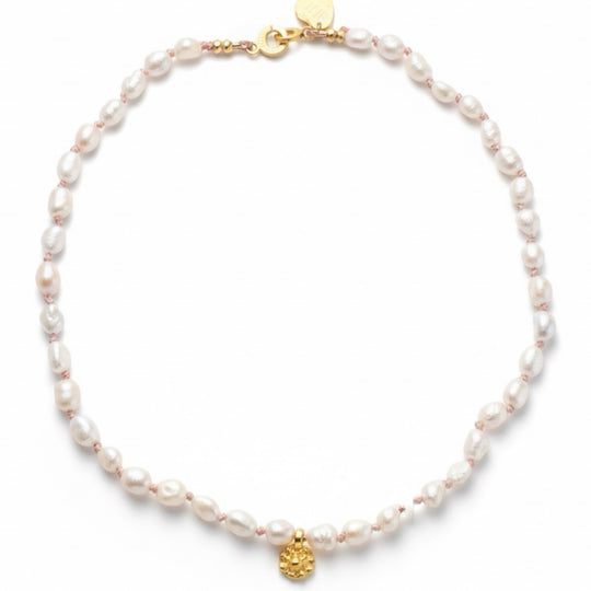 FLEUR Necklace — Baroque Pearls | Gold-Plated Silver