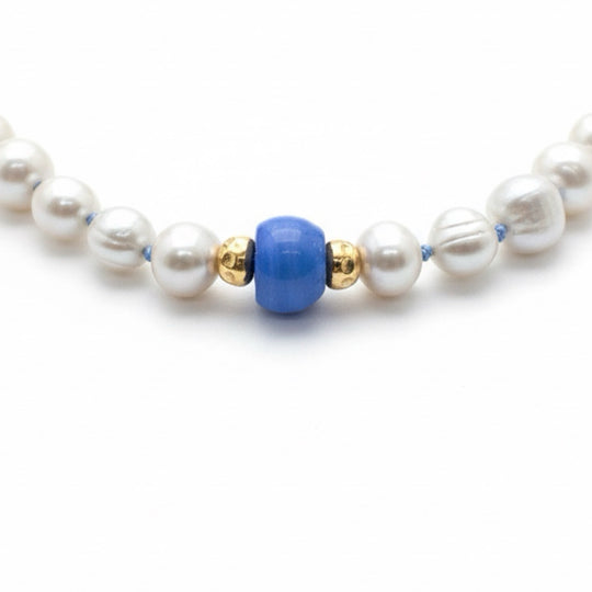 BLEUET Necklace — Baroque Pearls | Gold-Plated Silver