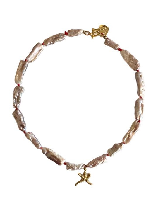 ÉTOILE Necklace — Baroque Pearls | Gold-Plated Silver